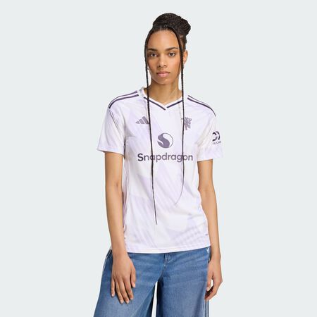 ADIDAS PERFORMANCE Maillot Extérieur Manchester United 25/26 White FEMME