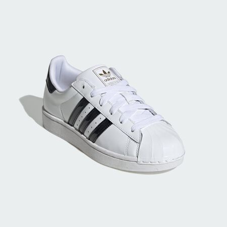 ADIDAS ORIGINALS superstar SUPERSTAR II PATENT BLANC/NOIR FEMME