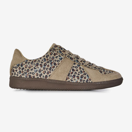 AIGLE EURO TRAINER LEOPARD MARRON/BEIGE FEMME