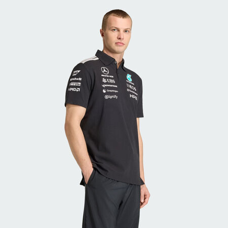 ADIDAS PERFORMANCE POLO MERCEDES - AMG PETRONAS FORMULA 1 TEAM ENGINEERS Black HOMME