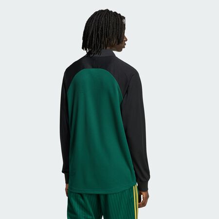 ADIDAS ORIGINALS T-SHIRT À MANCHES LONGUES SPONSORED ARCHIVE Collegiate Green / Black HOMME