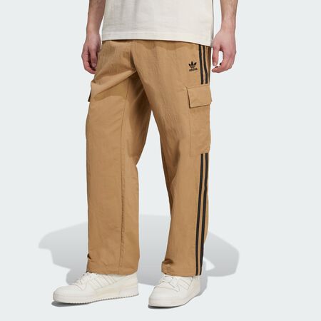 ADIDAS ORIGINALS Pantalon cargo Adicolor Classics 3-Stripes Cardboard / Black HOMME