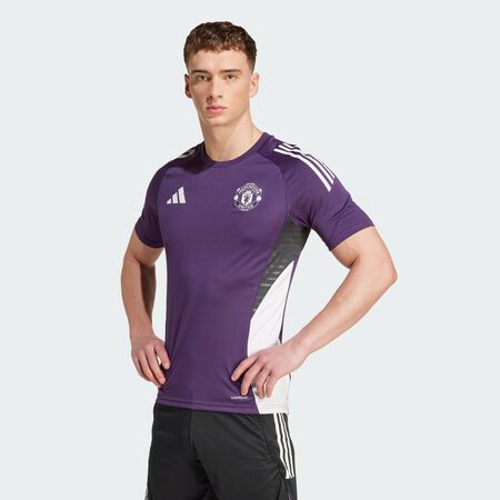 ADIDAS PERFORMANCE Maillot d'entraînement Manchester United Tiro 25 Competition Aurora Plum / White / Black HOMME