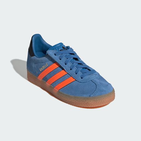 ADIDAS ORIGINALS Chaussure lacets élastiques Gazelle Comfort Closure Enfants Focus Blue / Solar Orange / Core Black CADET
