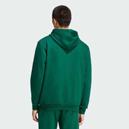 ADIDAS ORIGINALS Sweat-shirt à capuche ample Trèfle Essentials Collegiate Green HOMME