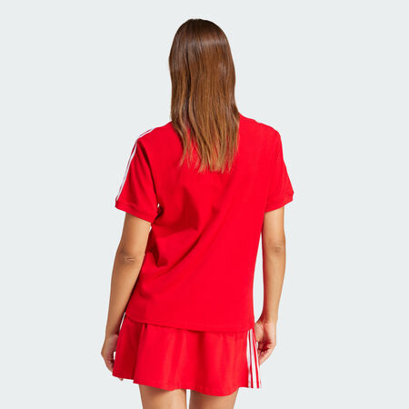ADIDAS ORIGINALS T-shirt 3 bandes Better Scarlet FEMME