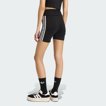 ADIDAS ORIGINALS SHORT 3 BANDES Black / White FEMME