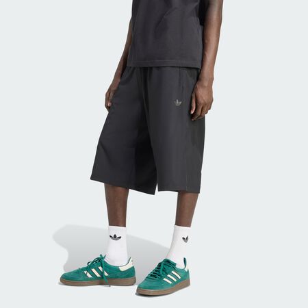 ADIDAS ORIGINALS Short nylon oversize Firebird Black HOMME