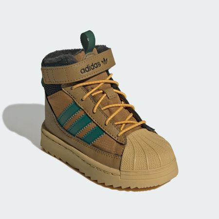 ADIDAS ORIGINALS Chaussure Superstar Winter Trek Enfants Bronze Strata / Collegiate Green / Golden Beige BÉBÉ