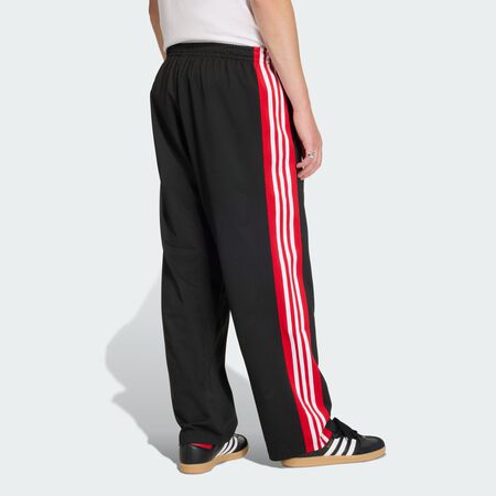 ADIDAS ORIGINALS PANTALON DE SURVÊTEMENT MESH COUPE AMPLE Black HOMME