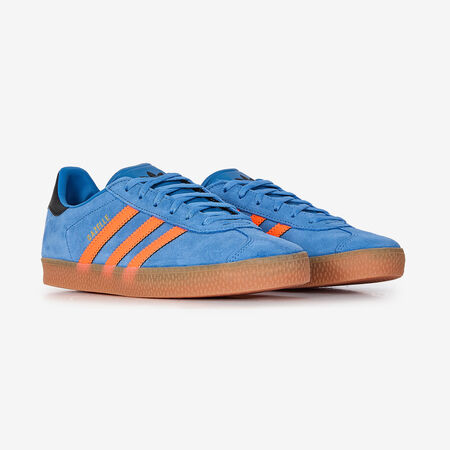 ADIDAS ORIGINALS gazelle GAZELLE BLEU/ORANGE JUNIOR