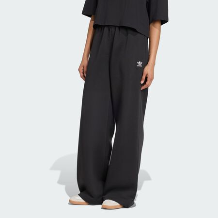 ADIDAS ORIGINALS Pantalon molleton jambes larges Essentials Black FEMME