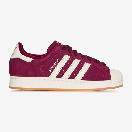 ADIDAS ORIGINALS superstar SUPERSTAR II SUEDE BORDEAUX/BLANC HOMME