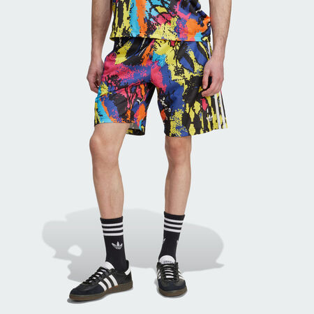 ADIDAS ORIGINALS Short Archive AOP à entrejambe de 23 cm Multicolor / Bright Yellow HOMME