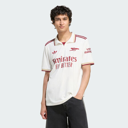 ADIDAS PERFORMANCE Arsenal 25/26 Third Jersey Cloud White / Team Coll Burgundy 2 MEN