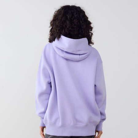 NIKE HOODIE PHOENIX LONG OVERSIZED PURPLE/WHITE WOMEN