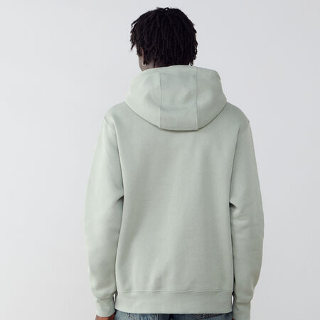 NIKE HOODIE CLUB SMALL LOGO VERT/BLANC HOMME