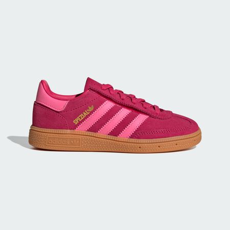 Chaussure lacets élastiques fermeture confortable Handball Spezial Enfants : Ruby Red / Lucid Pink / Gum