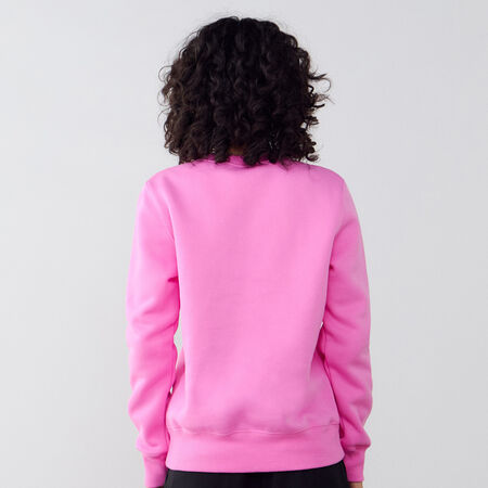 NIKE SWEAT CREW CLUB CENTERED LOGO ROSE FEMME
