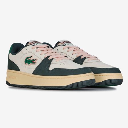 LACOSTE l00 L001 SET MIXED DOUBLES BEIGE/VERT FEMME