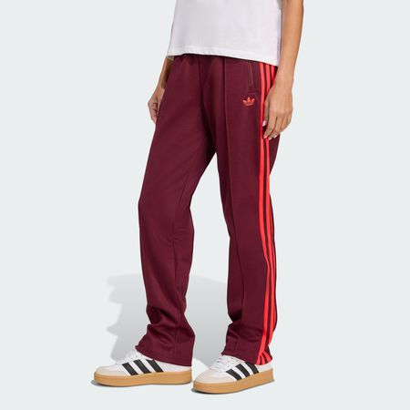 ADIDAS ORIGINALS Graphic Track Pants Maroon WOMEN