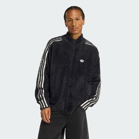 ADIDAS ORIGINALS FAUX MOHAIR CLASSIC TRACKTOP Black / Off White MEN