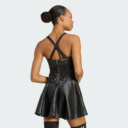 ADIDAS ORIGINALS Robe matière synthétique adidas x Jeremy Scott Black FEMME