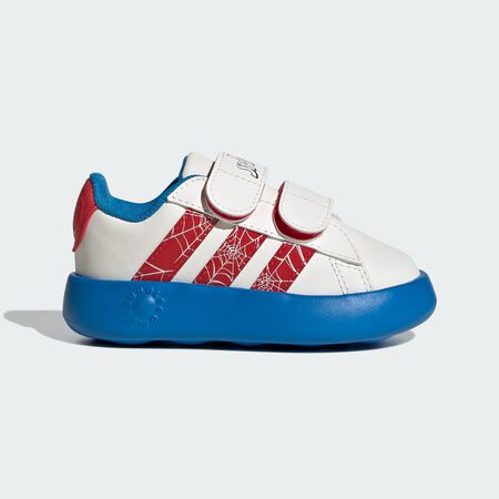 ADIDAS ORIGINALS Chaussure adidas x Marvel Spider-Man Grand Court Enfants Cloud White / Pure Ruby / Bright Blue BÉBÉ