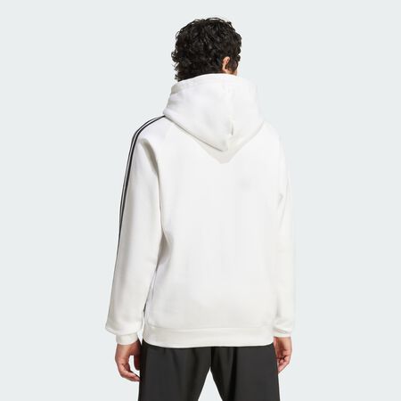 ADIDAS ORIGINALS Adicolor Teamgeist Cut Line Hoodie White / Black MEN