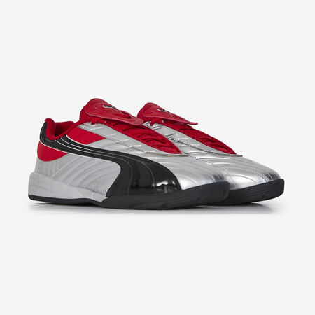 PUMA V-S2 ARGENT/ROUGE JUNIOR