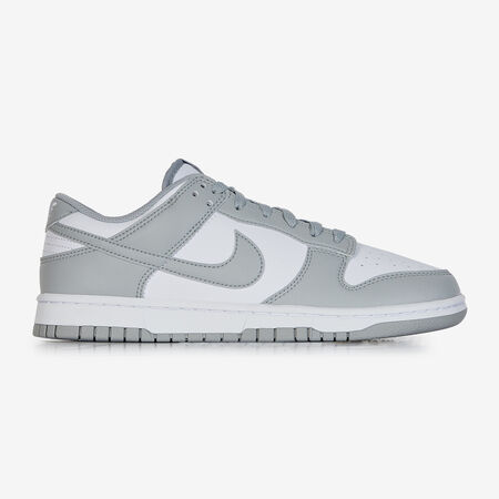 NIKE dunk DUNK LOW BLANC/GRIS HOMME