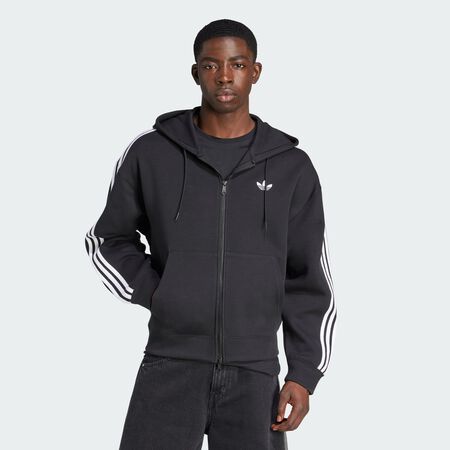 Veste à capuche oversize spacer adidas Adicolor : Black