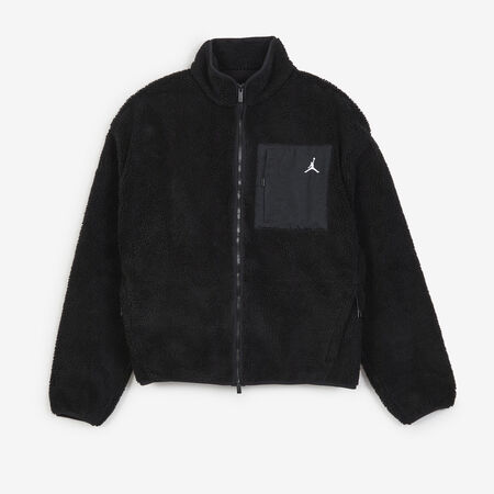 JORDAN JACKET FZ MJ SHERPA NOIR/BLANC HOMME