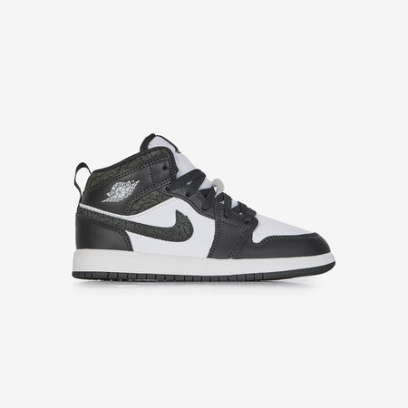 JORDAN air jordan 1 AIR JORDAN 1 MID BLANC/NOIR CADET