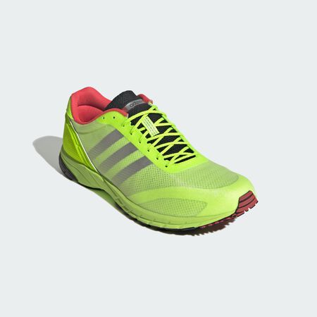 ADIDAS ORIGINALS Adizero Adios OG Shoes Lucid Lemon / Core Black / Bright Red UNISEX