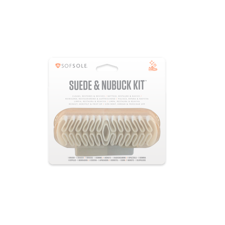 SOFSOLE BROSSE NUBUCK NOIR MIXTE