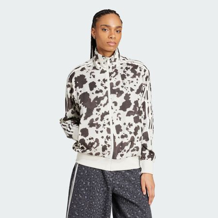 ADIDAS ORIGINALS Veste de survêtement satin adidas Originals Multicolor / Off White FEMME