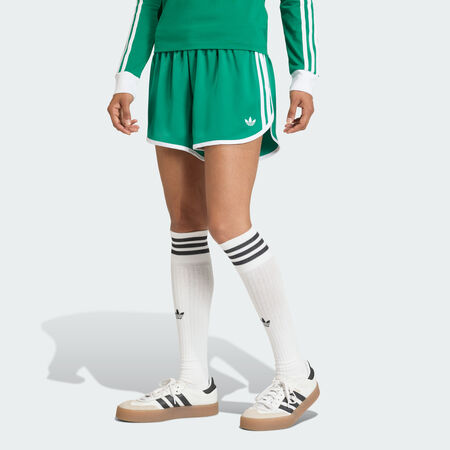 ADIDAS ORIGINALS SHORT SPRINTER 3 BANDES Bold Green / White FEMME