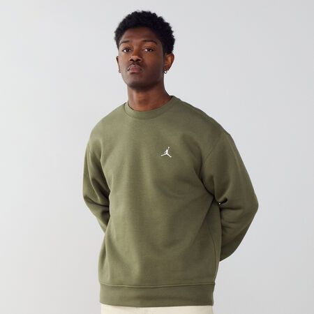JORDAN SWEAT CREW BROOKLYN VERT/BEIGE HOMME