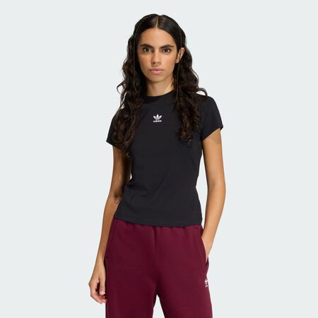 ADIDAS ORIGINALS T-SHIRT BABY ESSENTIALS Black FEMME