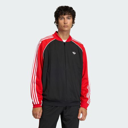 ADIDAS ORIGINALS LOOSE MESH TRACK TOP Black MEN
