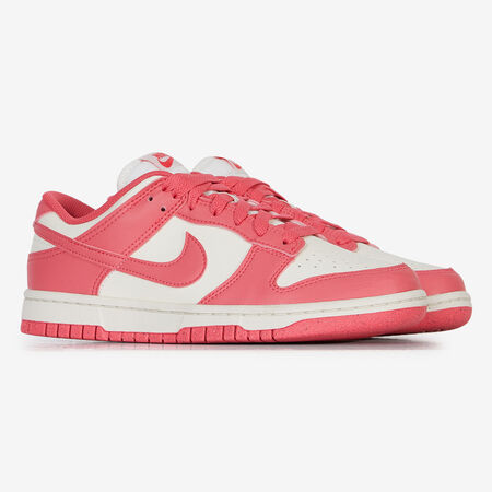 NIKE dunk DUNK LOW ROSE/BLANC FEMME