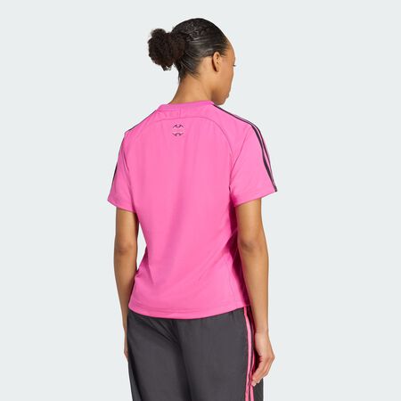 ADIDAS ORIGINALS T-shirt ample Adicolor Teamgeist Semi Lucid Fuchsia / Black FEMME