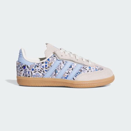 ADIDAS ORIGINALS Chaussure lacets élastiques fermeture confortable Samba OG x Liberty London Enfants Blue / Off White / Gum CADET