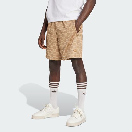 ADIDAS ORIGINALS Short en maille Monogram coupe classique Cardboard HOMME
