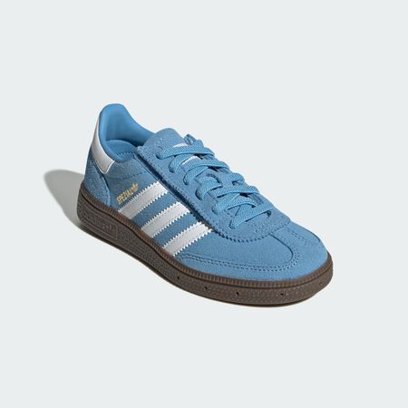 ADIDAS ORIGINALS Chaussure lacets élastiques fermeture confortable Handball Spezial Enfants Light Blue / Cloud White / Gum CADET