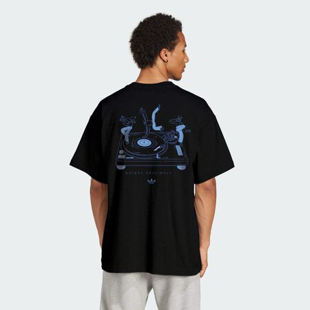 ADIDAS ORIGINALS DANCING GRAPHIC TEE Black MEN