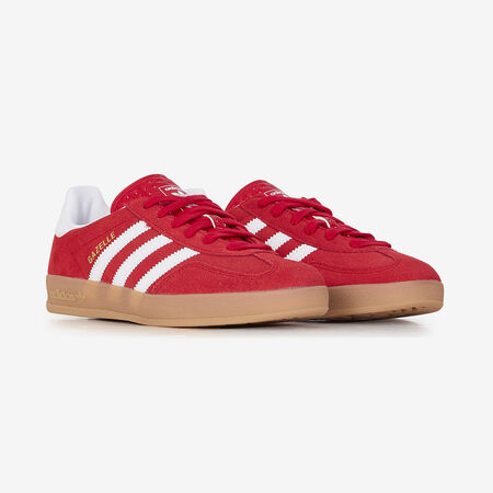 ADIDAS ORIGINALS gazelle GAZELLE INDOOR ROUGE/BLANC JUNIOR