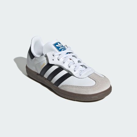ADIDAS ORIGINALS Chaussure lacets élastiques fermeture confortable Samba OG Enfants Cloud White / Core Black / Gum CADET