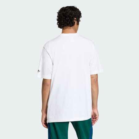 ADIDAS ORIGINALS T-SHIRT GRAPHIQUE VARSITY White HOMME